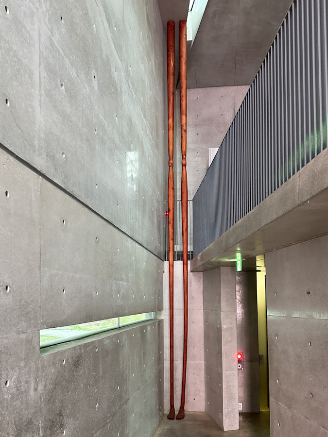 清春芸術村 安藤忠雄/光の美術館「落合陽一展「ﾇﾙの共鳴：計算機自然における空性の相互接続」」会場