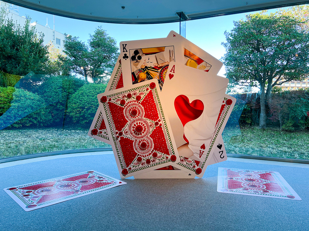 ラフォーレミュージアム原宿 吉田ユニ展「PLAYING CARDS」会場