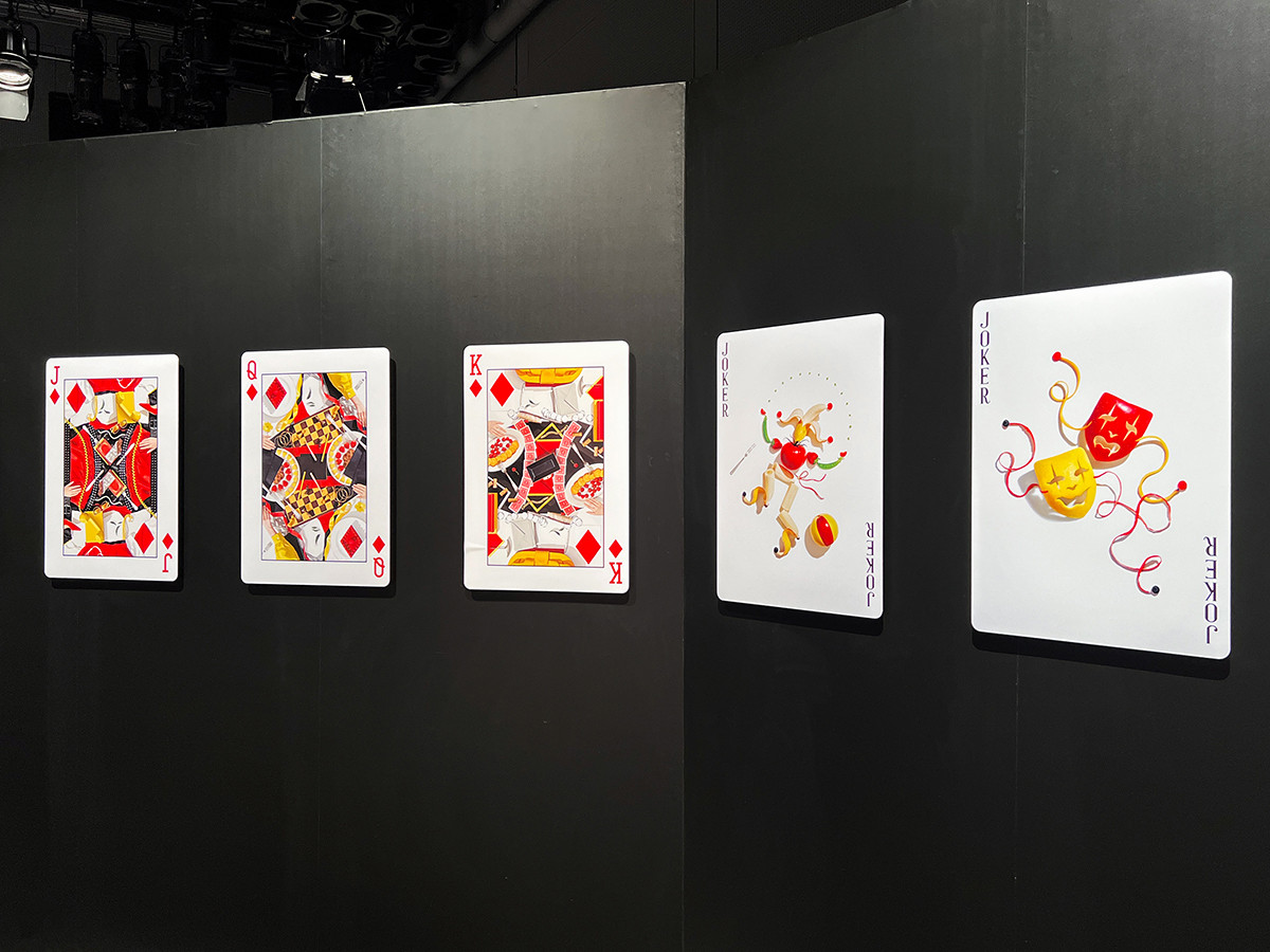 ラフォーレミュージアム原宿 吉田ユニ展「PLAYING CARDS」会場