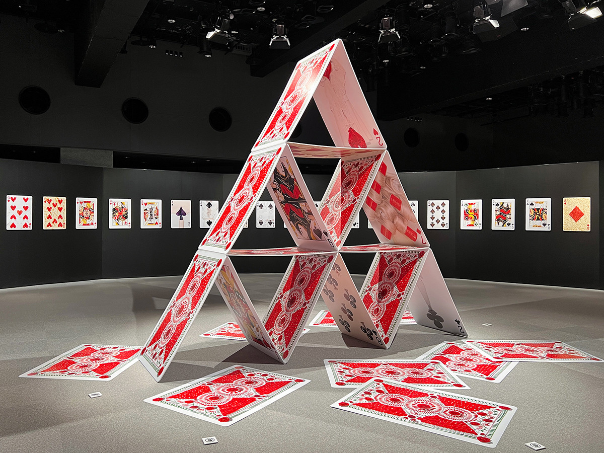 ラフォーレミュージアム原宿 吉田ユニ展「PLAYING CARDS」会場