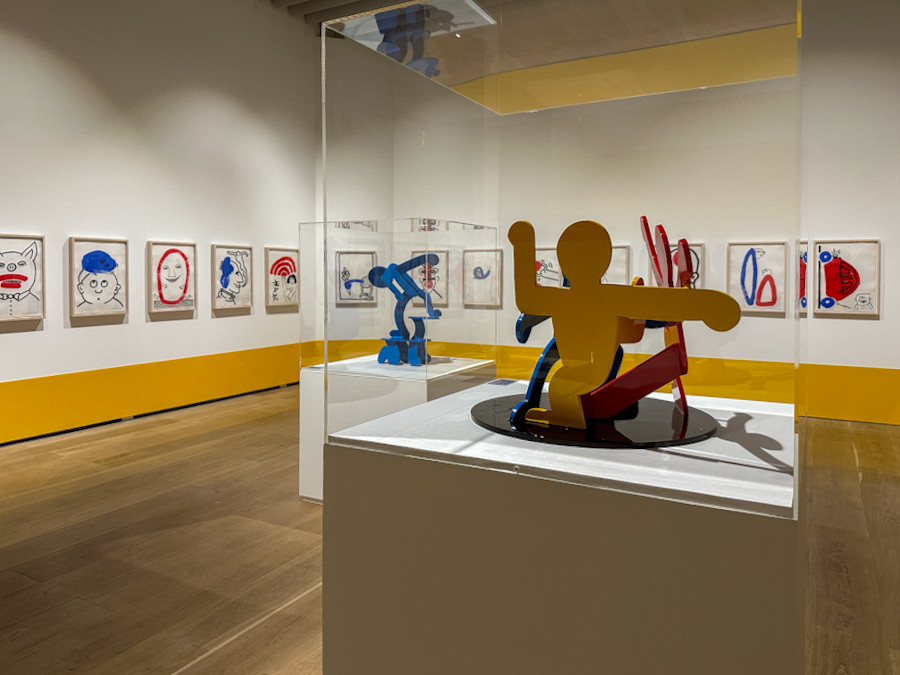 「キース・へリング展 アートをストリートへ」会場