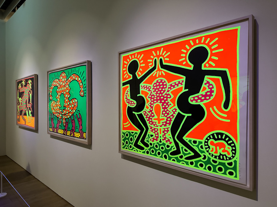 「キース・へリング展 アートをストリートへ」会場