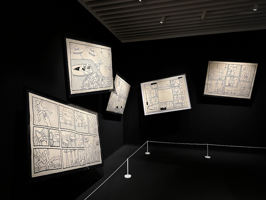 「キース・へリング展 アートをストリートへ」会場