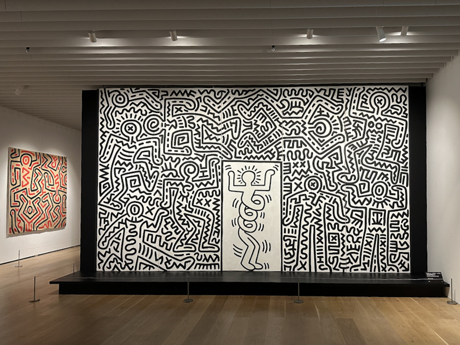 「キース・へリング展 アートをストリートへ」会場