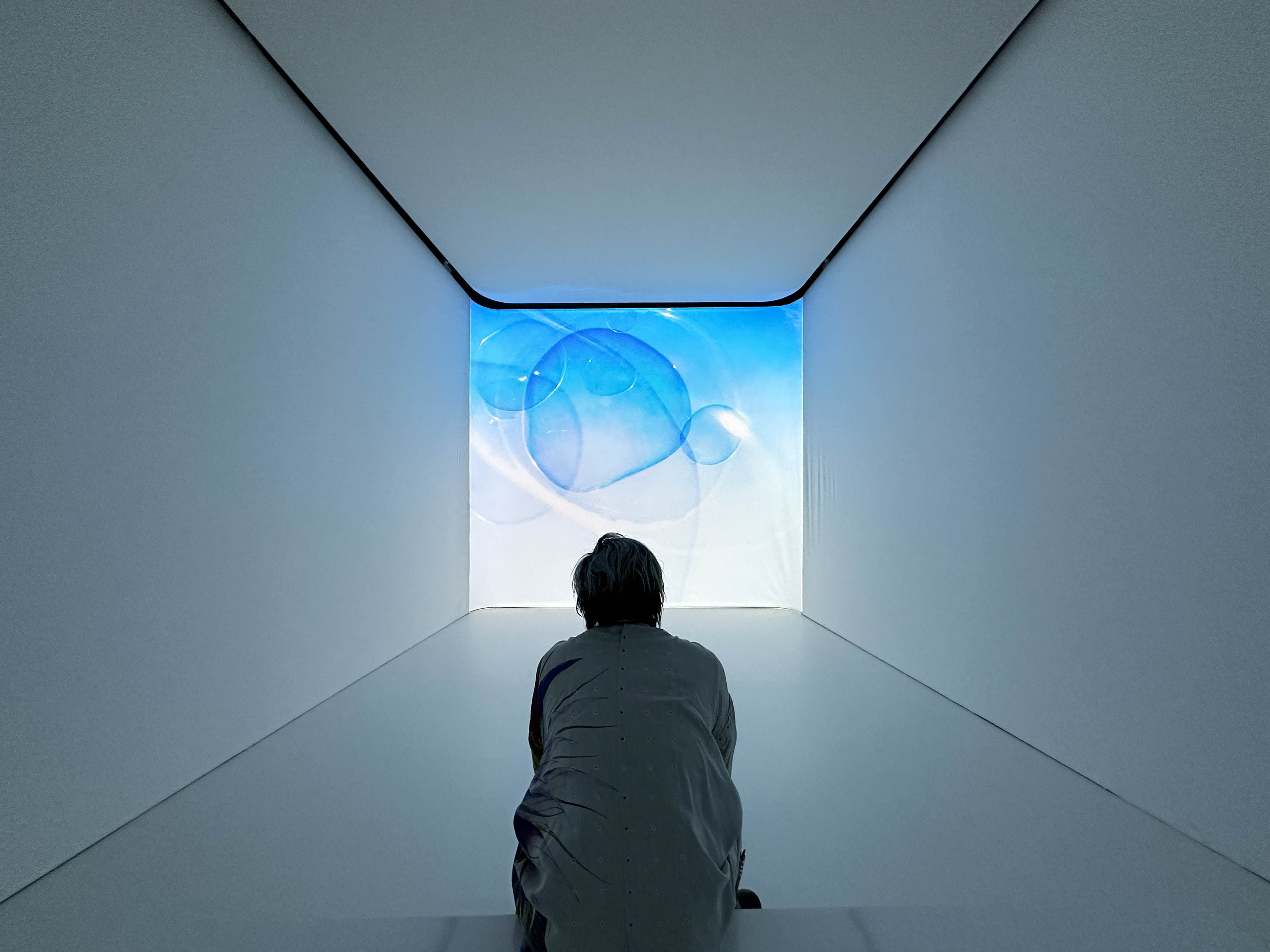 TOKYO NODE「蜷川実花展 : Eternity in a Moment 瞬きの中の永遠」会場より　「瞬く光の中で In shimmering light with you」