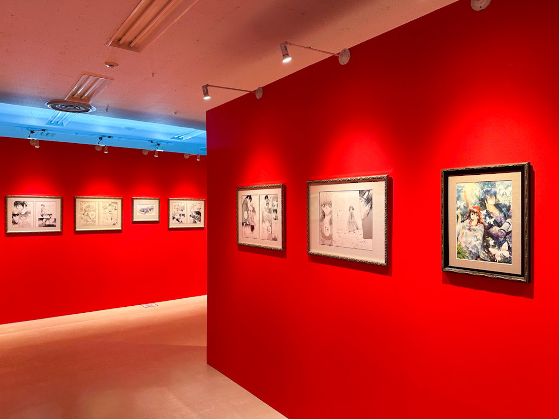 池袋・サンシャインシティ 展示ホールD 「暁のヨナ 大原画展」会場 「四龍あつめ編」