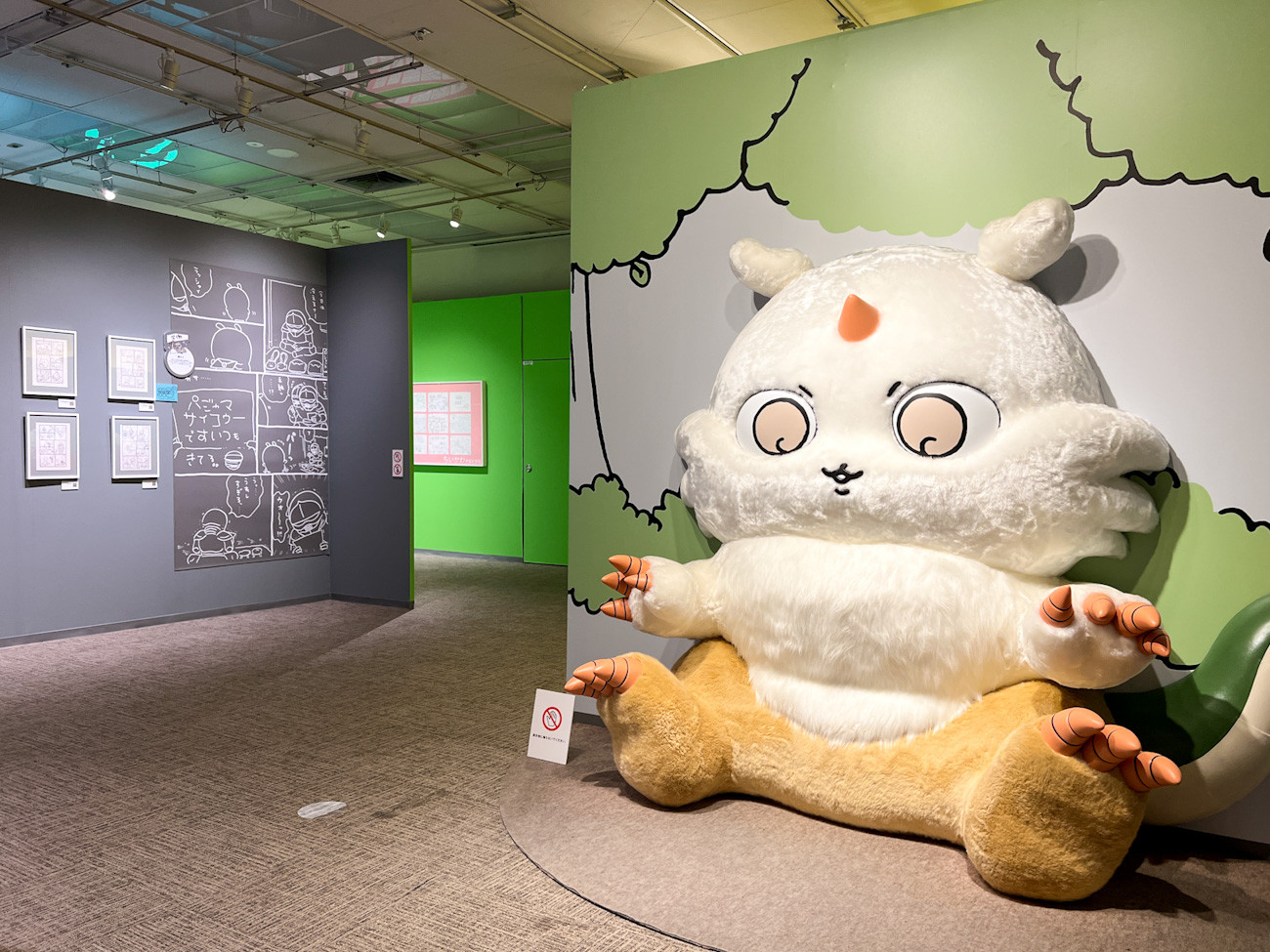  松屋銀座「ナガノ展　～ちいかわ、ナガノのくま、ナガノ作品の原画が大集合！～」 会場