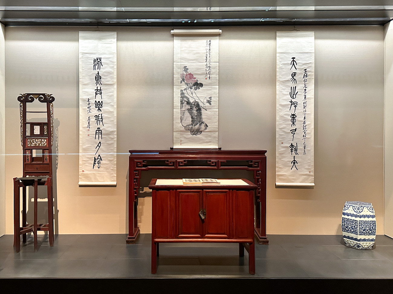 東京国立博物館「生誕180年記念　呉昌碩の世界—金石の交わり—」会場