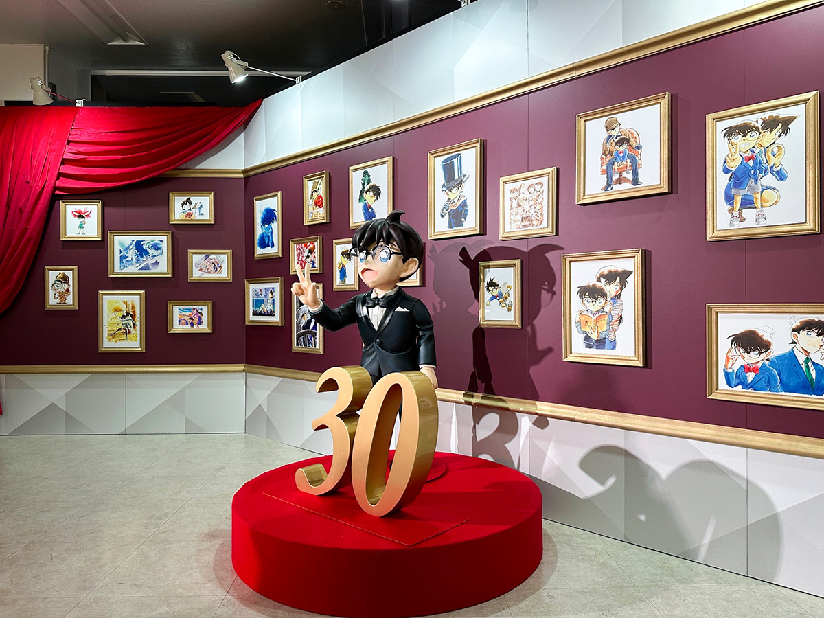 サンシャインシティ展示ホールA「連載30周年記念 名探偵コナン展」会場