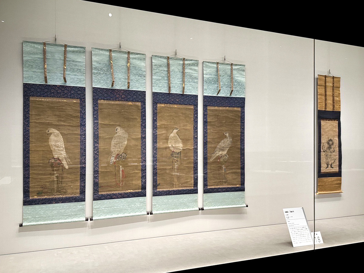 サントリー美術館「四百年遠忌記念特別展 大名茶人 織田有楽斎」会場より