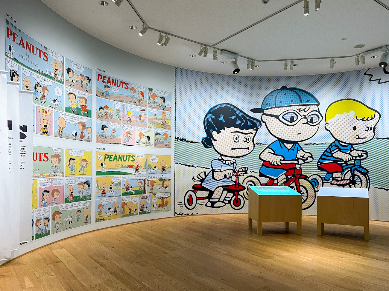 スヌーピーミュージアム　展示風景