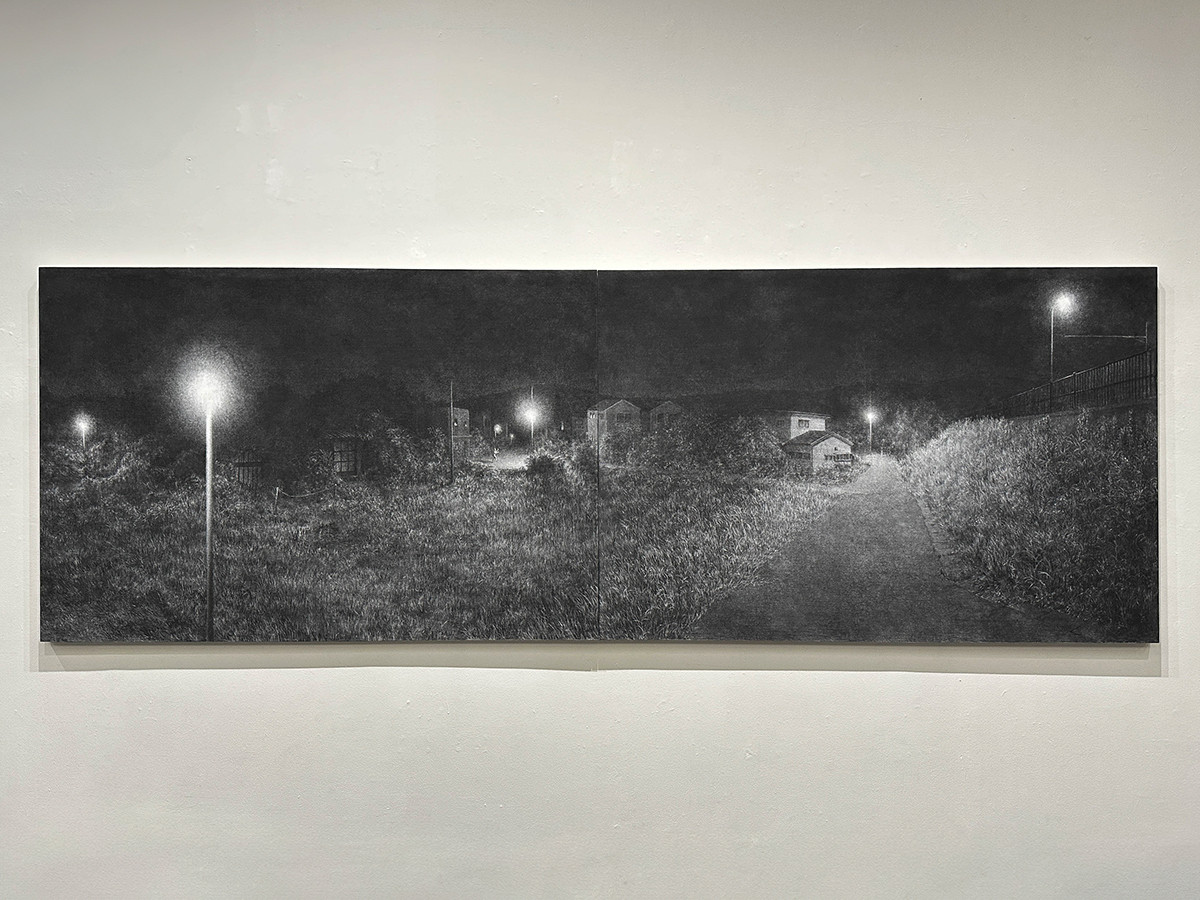 上野の森美術館「VOCA展2024」会場より 大東忍《風景の拍子》