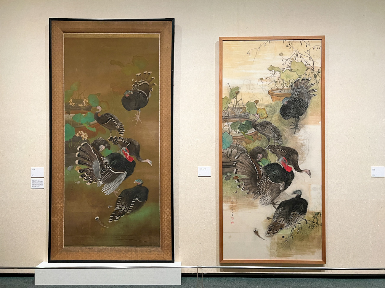 練馬区立美術館「生誕150年 池上秀畝―高精細画人―」会場