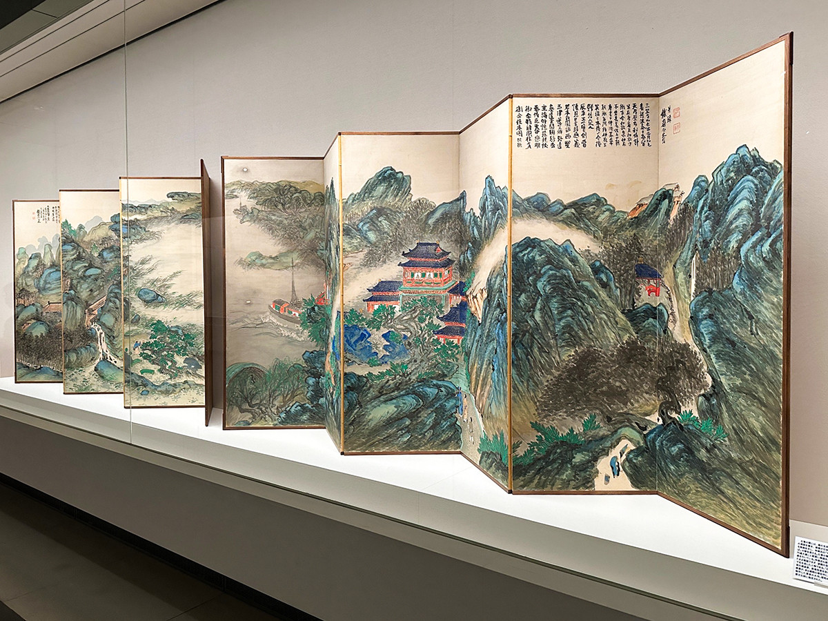 京都国立近代美術館「没後100年 富岡鉄斎」会場