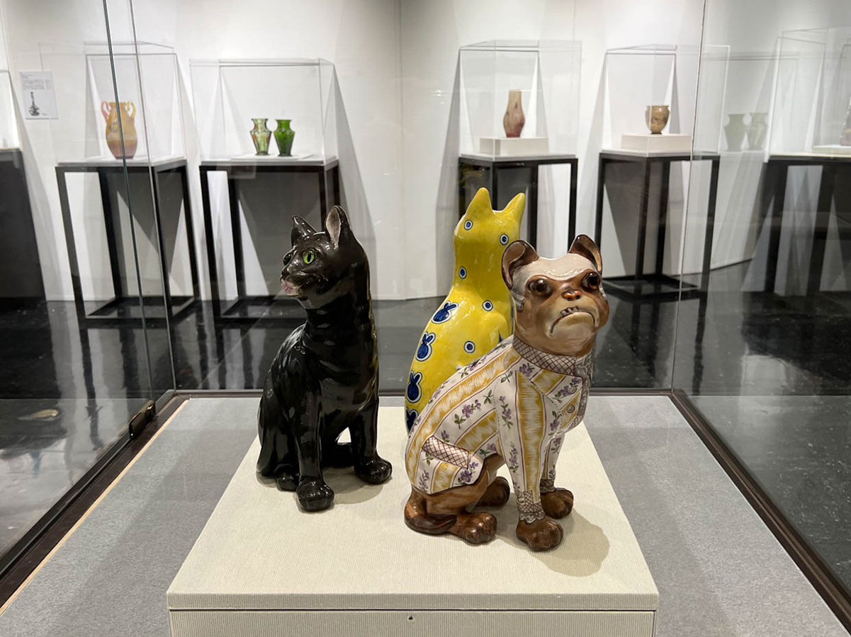 渋谷区立松濤美術館「没後120年 エミール・ガレ展 奇想のガラス作家」会場