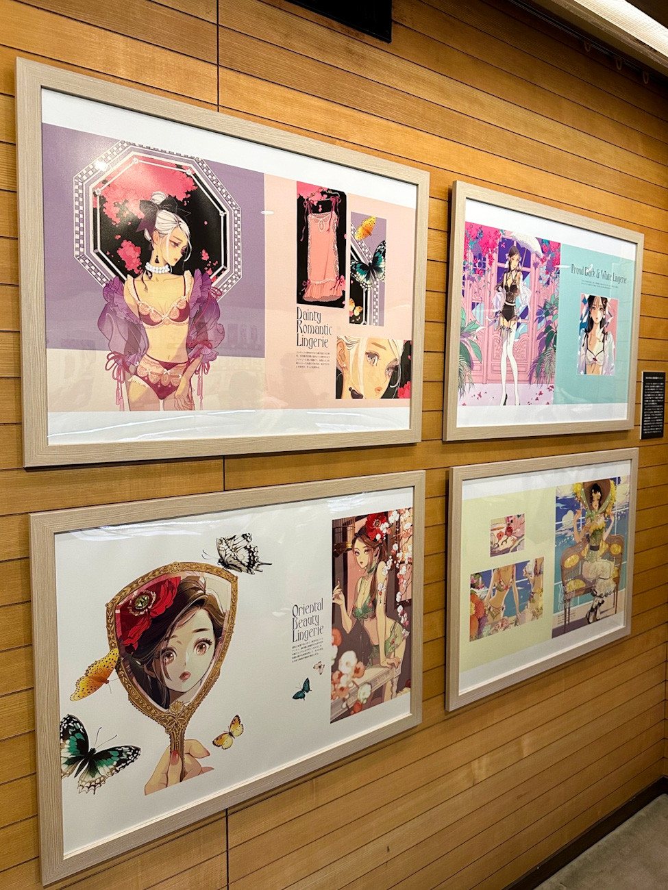弥生美術館「マツオヒロミ展 レトロモダンファンタジア」会場
