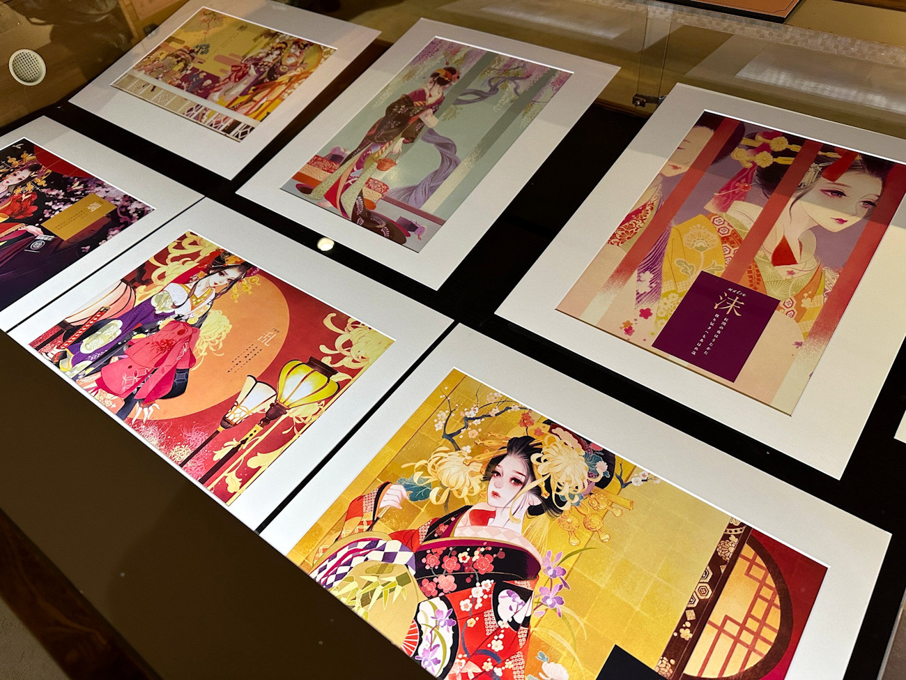 弥生美術館「マツオヒロミ展 レトロモダンファンタジア」会場