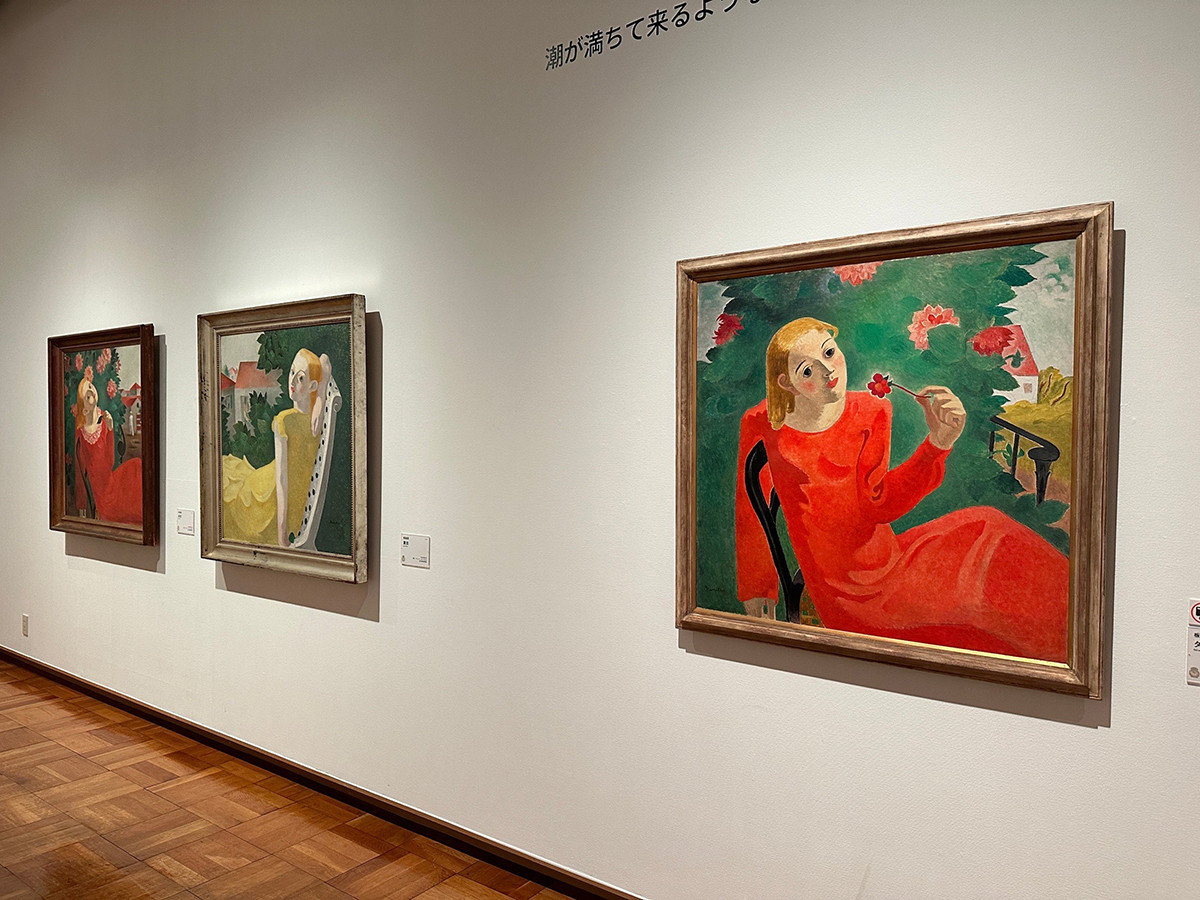 千葉市美術館「板倉鼎・須美子展」会場