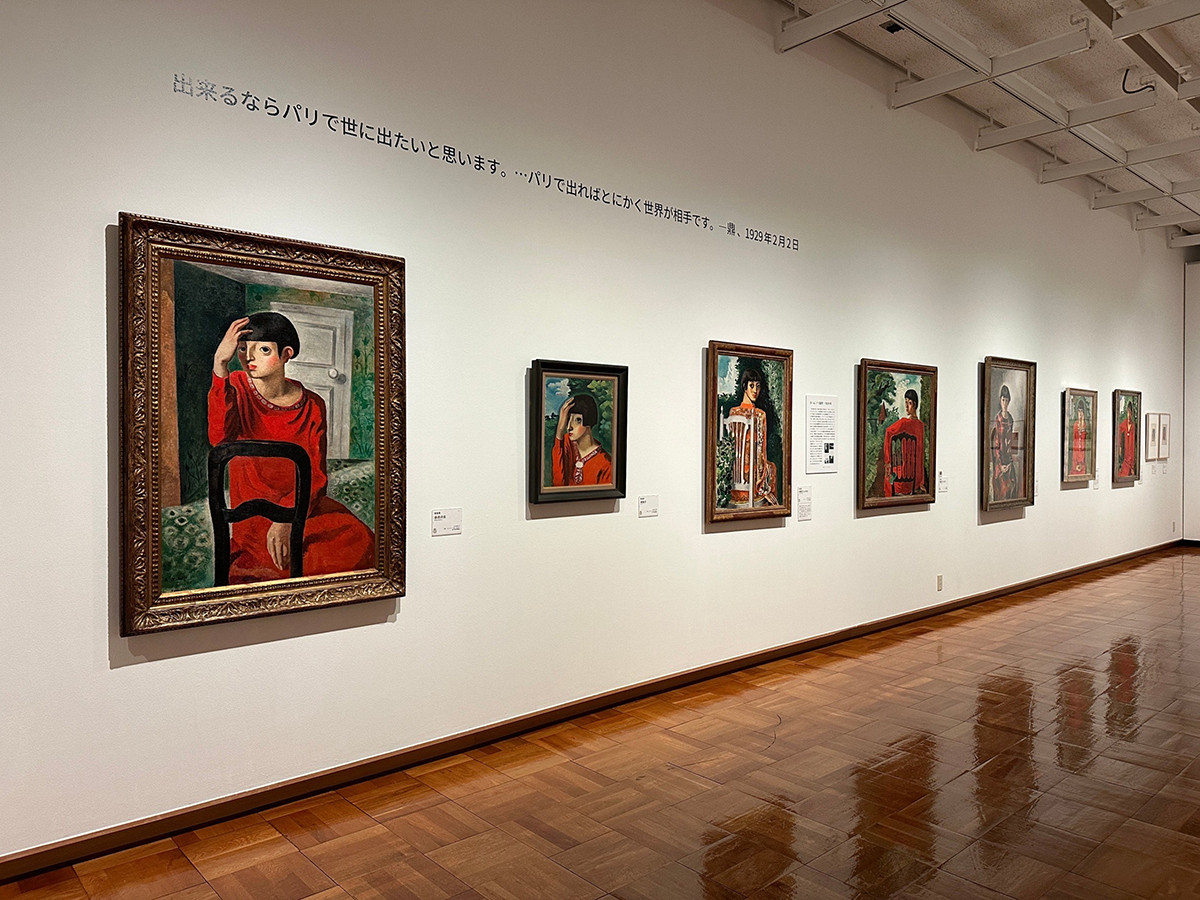 千葉市美術館「板倉鼎・須美子展」会場