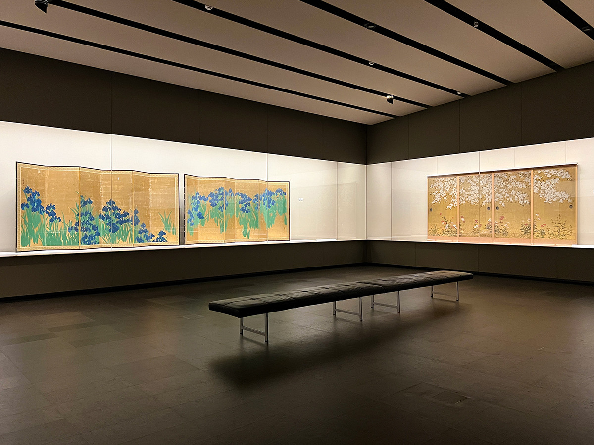 根津美術館「国宝・燕子花図屏風 デザインの日本美術」