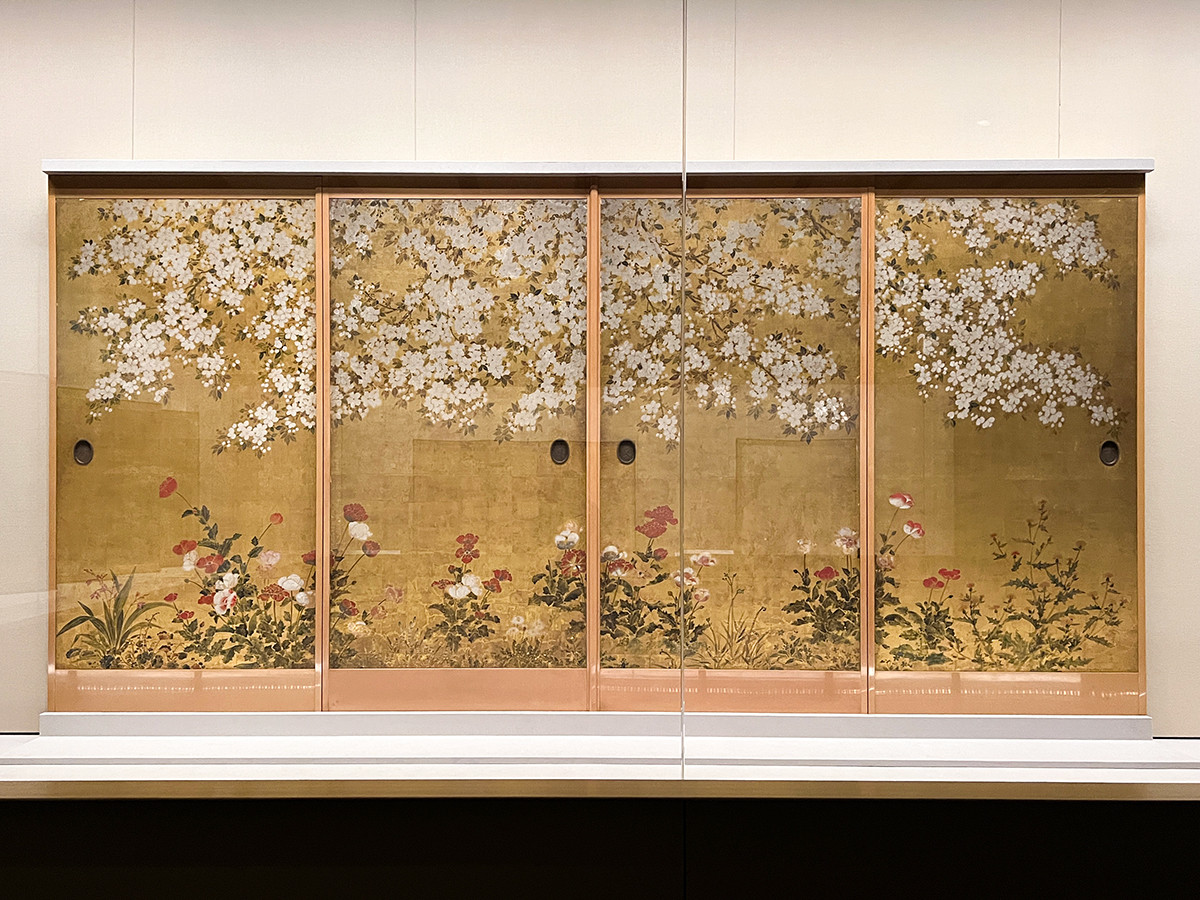 根津美術館 特別展「国宝・燕子花図屏風 デザインの日本美術」会場