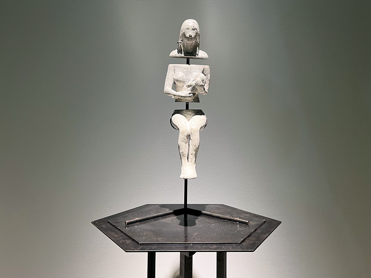 ポーラミュージアムアネックス 久保寛子展「鉄骨のゴッデス」会場