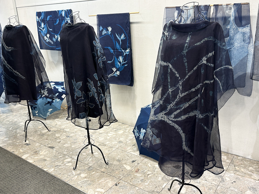 銀座かねまつホール「青藍工房展 Parisの予感」会場