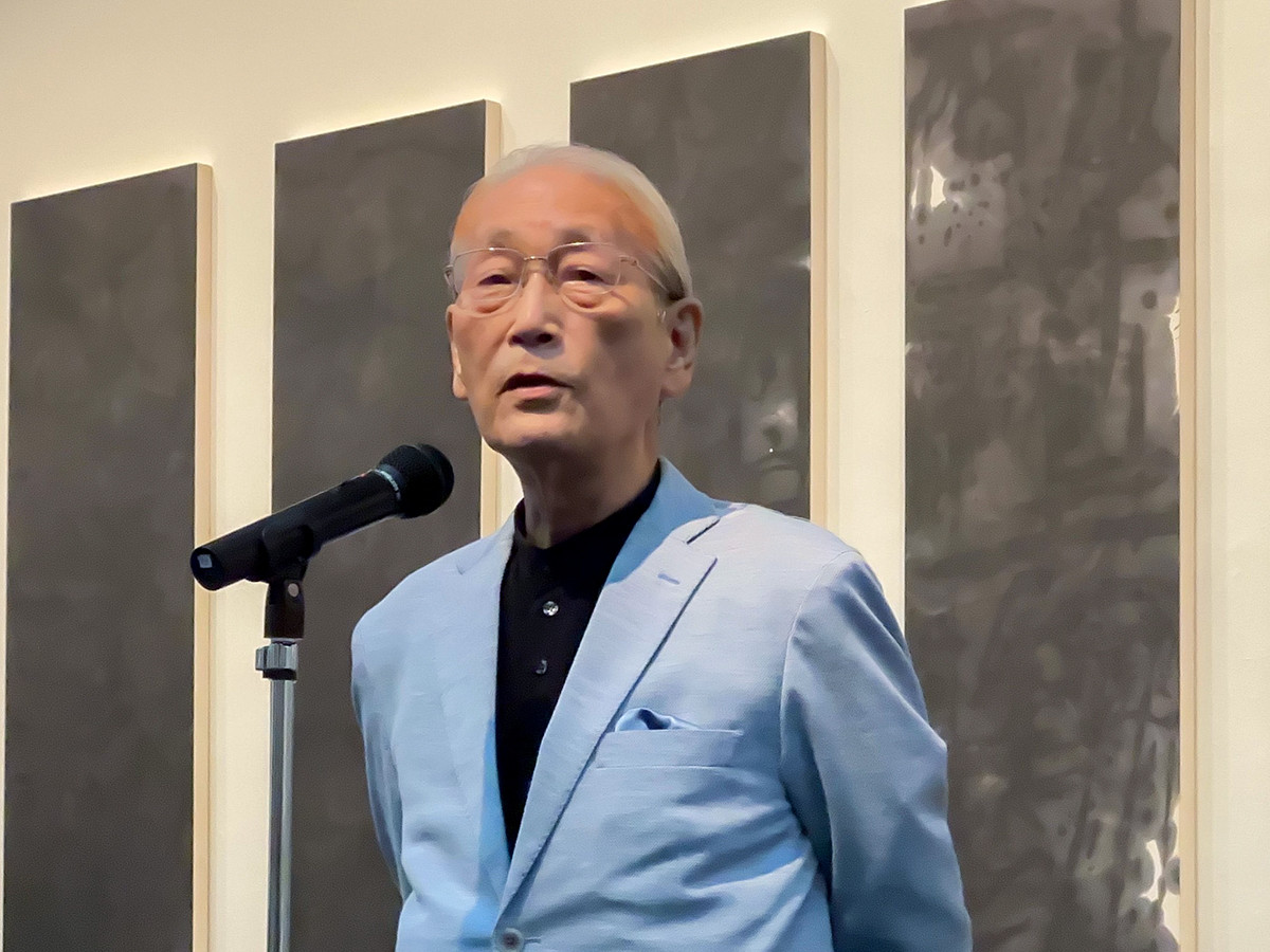 上野の森美術館「石川九楊大全」会場