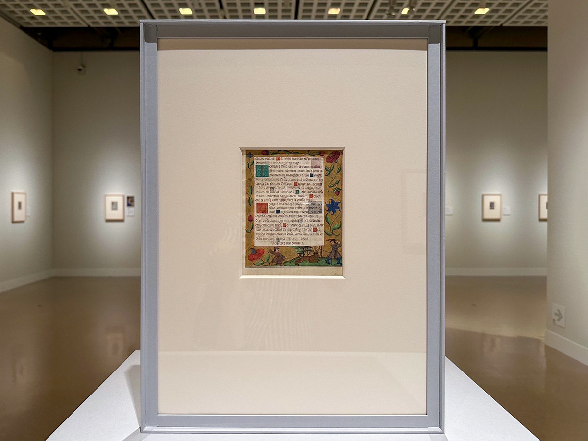 国立西洋美術館「内藤コレクション　写本 — いとも優雅なる中世の小宇宙」 会場