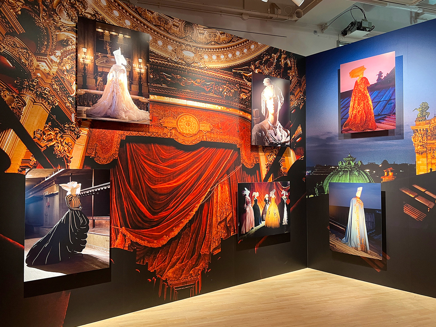 ポーラ ミュージアム アネックス 田原桂一「OPÉRA de PARIS」会場