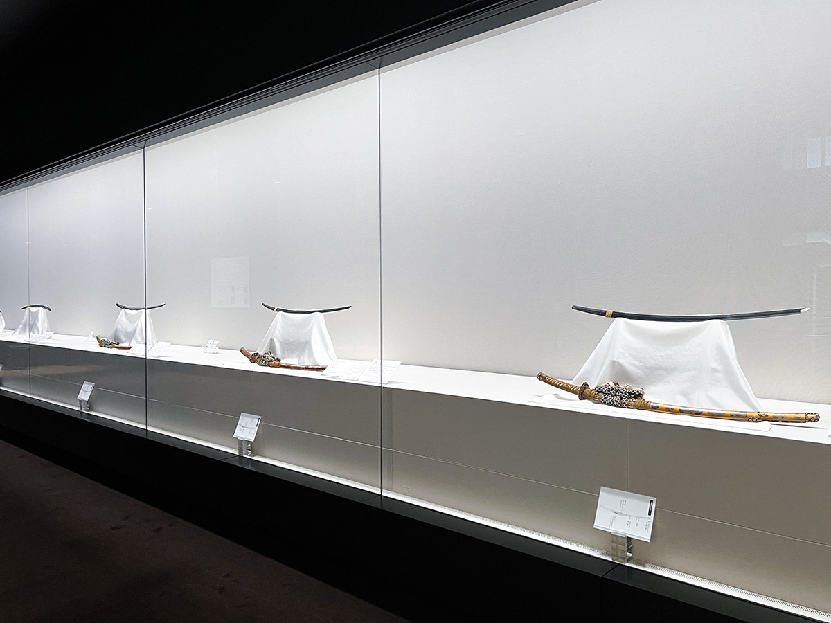 静嘉堂@丸の内「超・日本刀入門 revive」会場より 第2章「名刀のいずるところ」会場風景