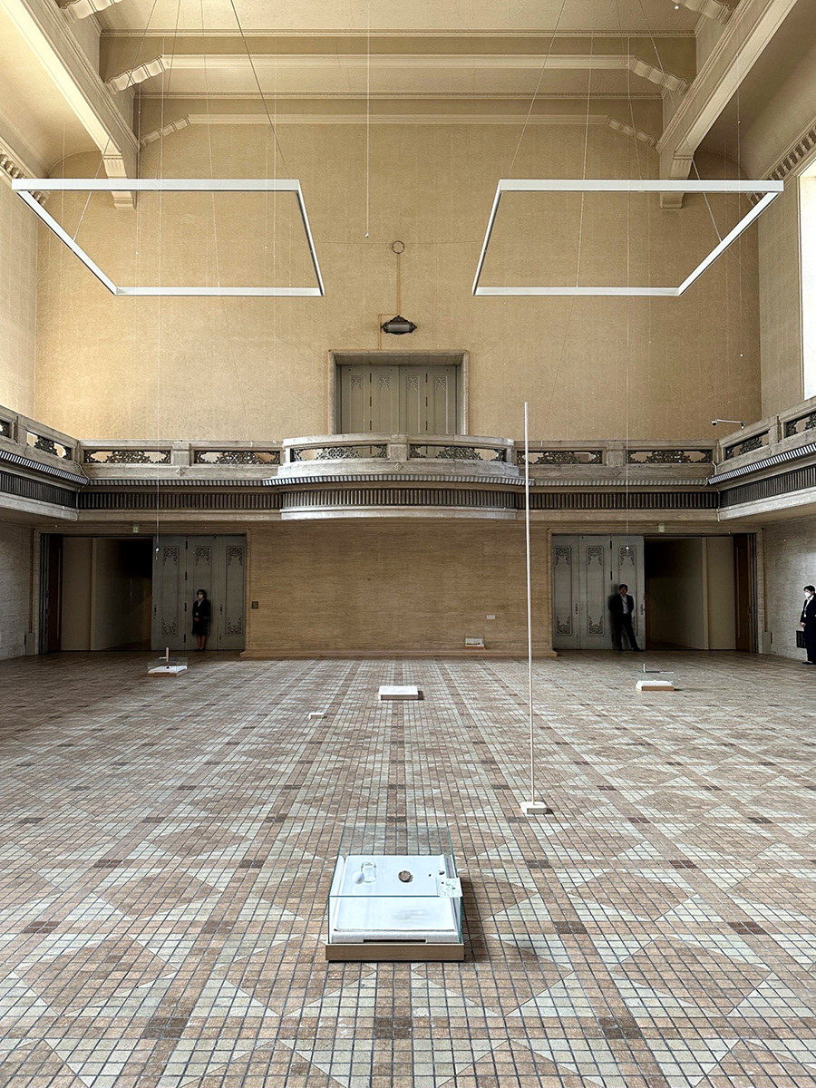 東京国立博物館「内藤礼　生まれておいで 生きておいで」会場