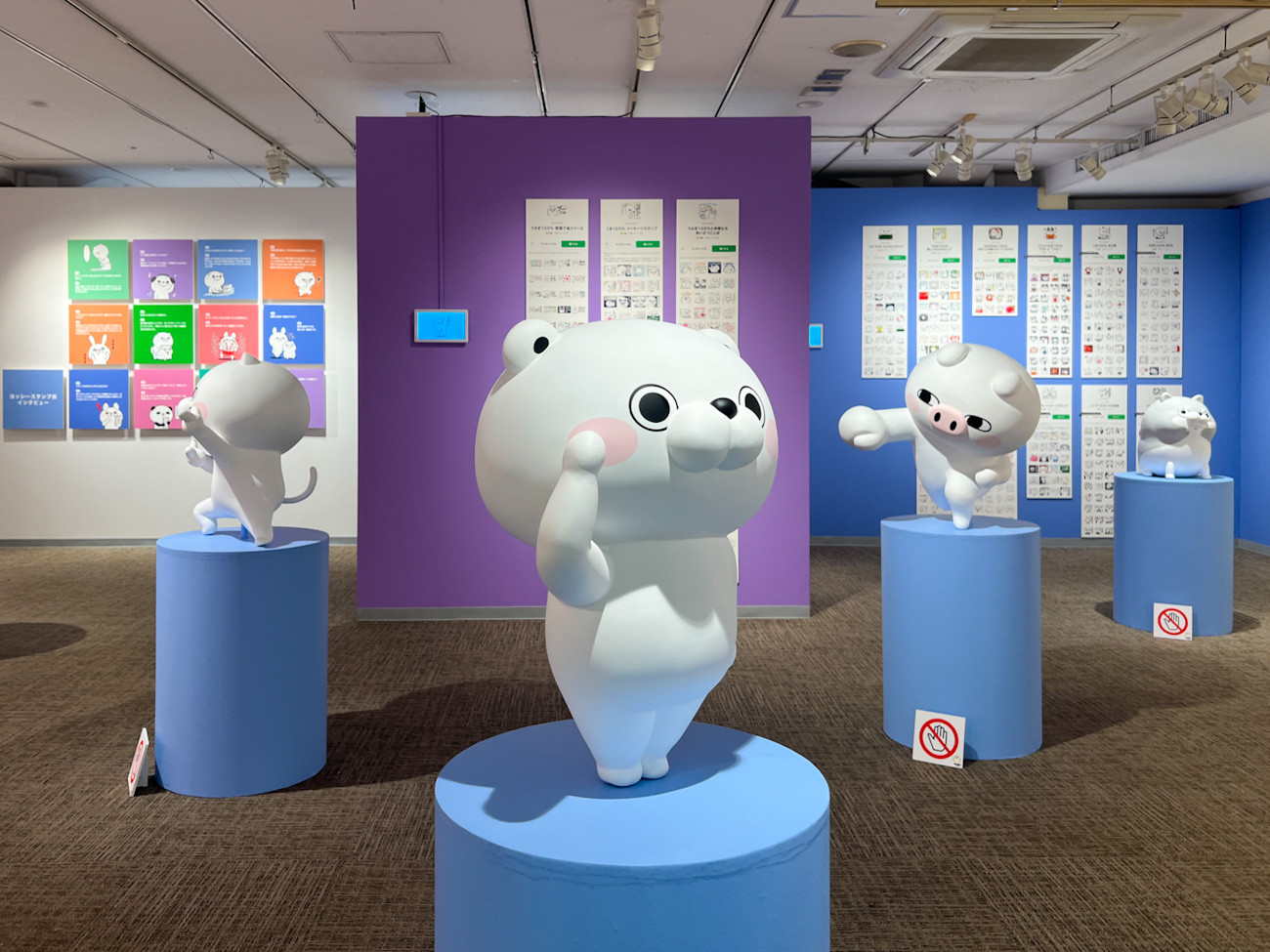 松屋銀座「10周年記念 大ヨッシースタンプ展」会場