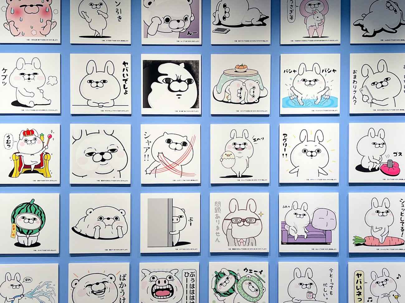 松屋銀座「10周年記念 大ヨッシースタンプ展」会場