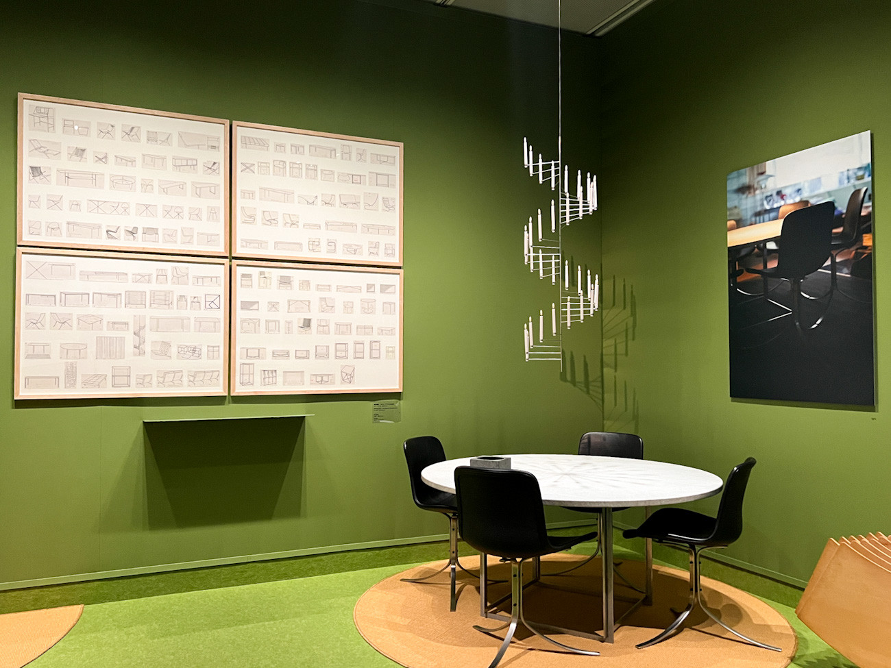 パナソニック汐留美術館「ポール・ケアホルム展」会場