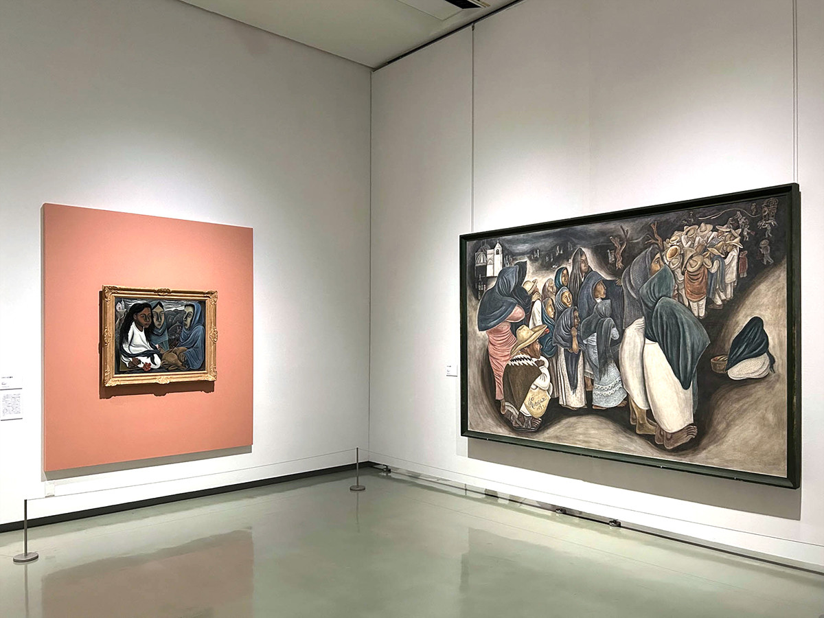 名古屋市美術館「北川民次展-メキシコから日本へ」会場