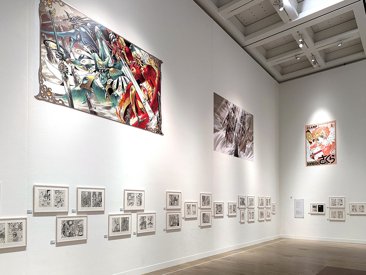 国立新美術館「CLAMP展」会場より　第3章「ADVENTURE ― CLAMPの、物語をたどって。」