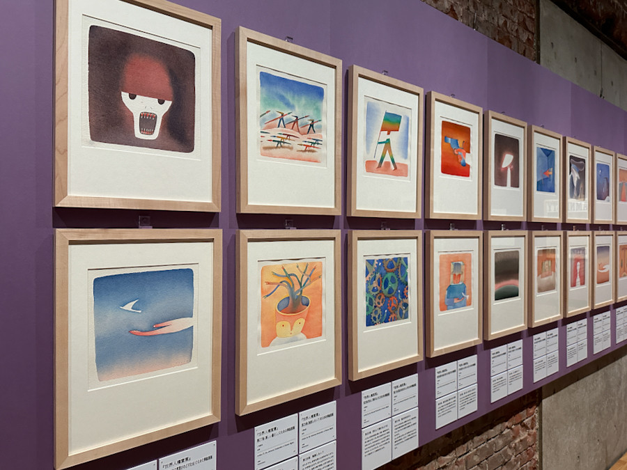 東京ステーションギャラリー「空想旅行案内人 ジャン＝ミッシェル・フォロン」会場