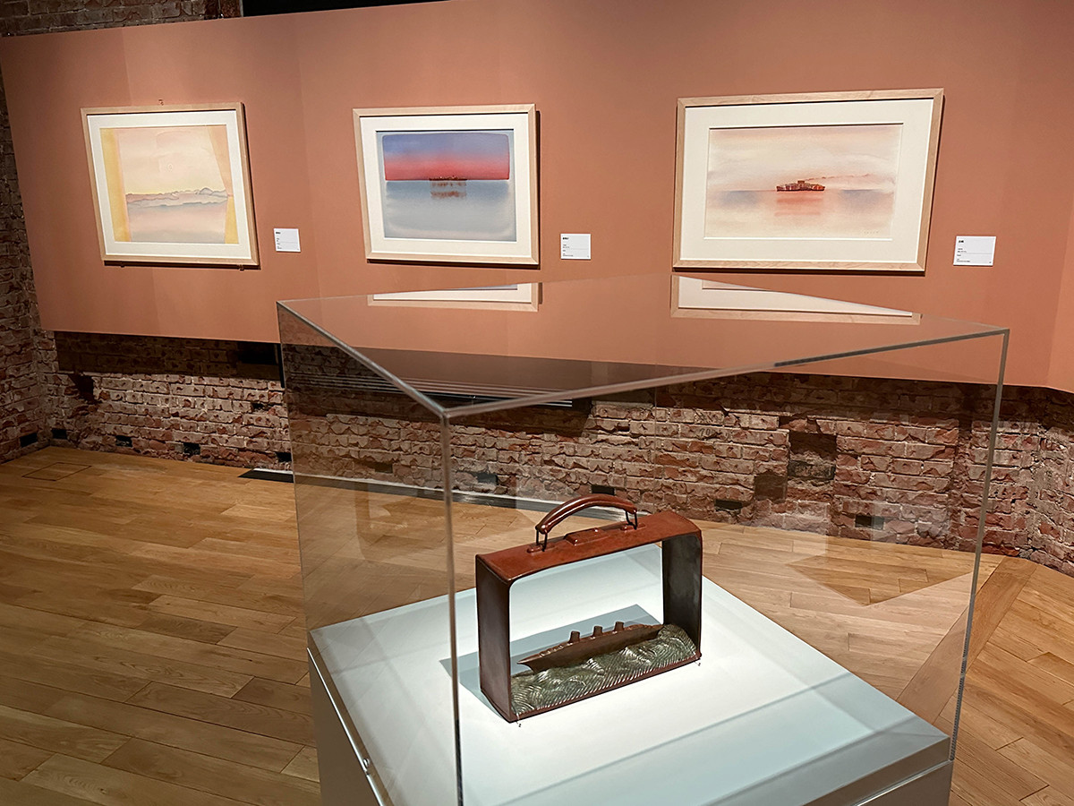 東京ステーションギャラリー「空想旅行案内人 ジャン＝ミッシェル・フォロン」会場より　エピローグ「つぎはどこへ行こう？」