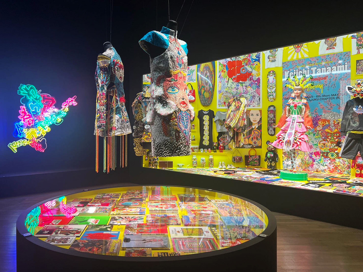 「田名網敬一 記憶の冒険」国立新美術館 2024年 展示風景