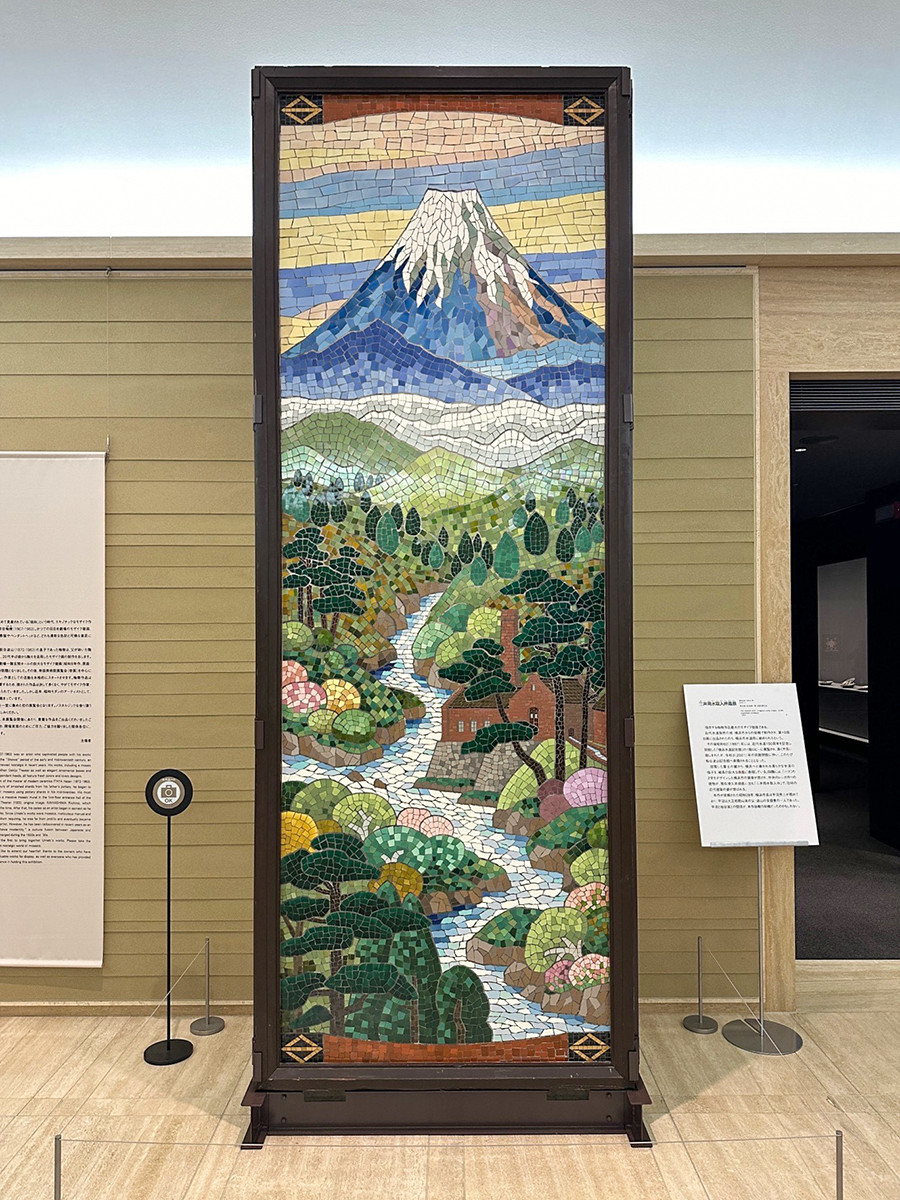 泉屋博古館東京「昭和モダーン モザイクのいろどり 板谷梅樹の世界」会場