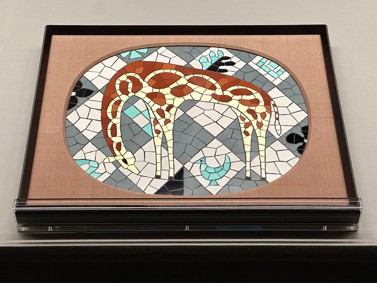 泉屋博古館東京「昭和モダーン モザイクのいろどり 板谷梅樹の世界」会場