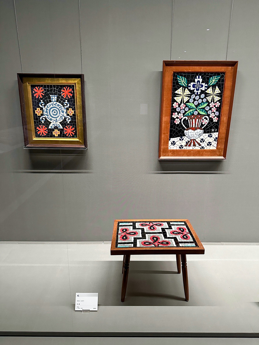 泉屋博古館東京「昭和モダーン モザイクのいろどり 板谷梅樹の世界」会場