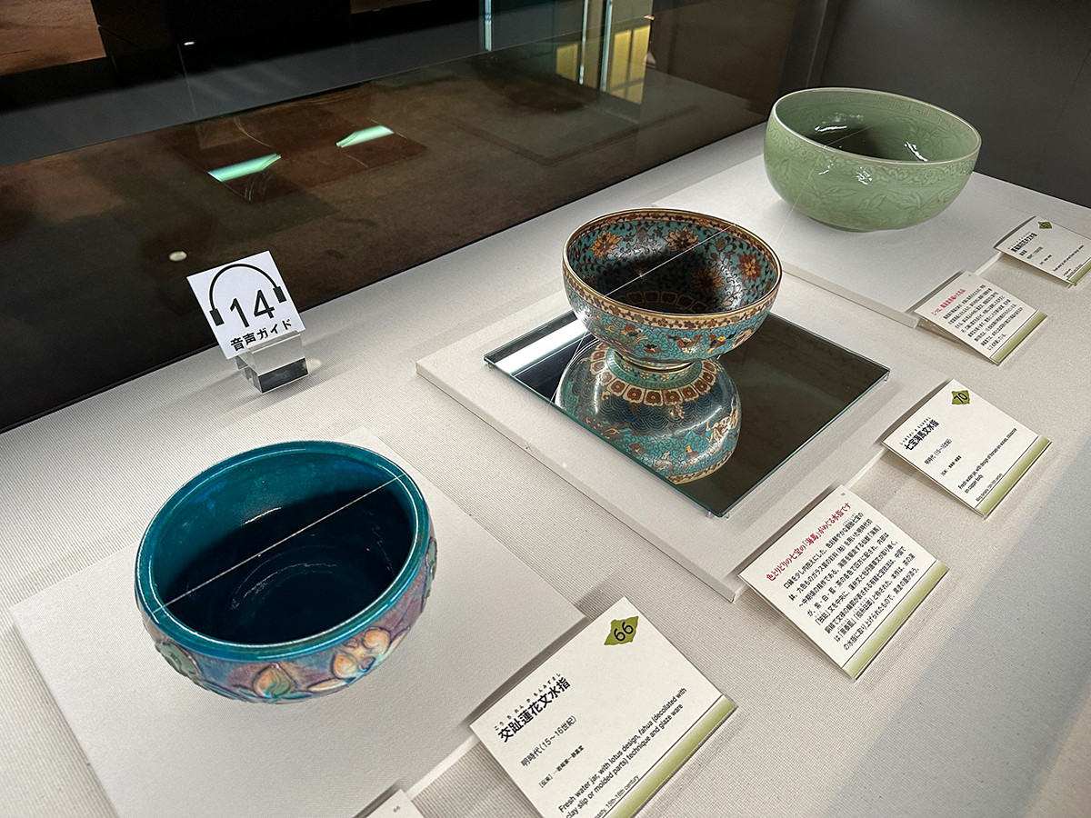 静嘉堂文庫美術館（静嘉堂@丸の内）「眼福 ― 大名家旧蔵、静嘉堂茶道具の粋」会場