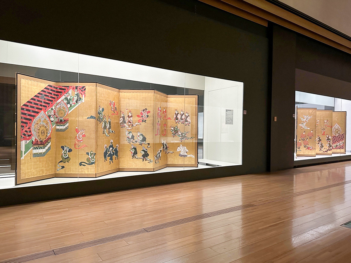サントリー美術館「没後300年記念 英一蝶 ― 風流才子、浮き世を写す ―」会場