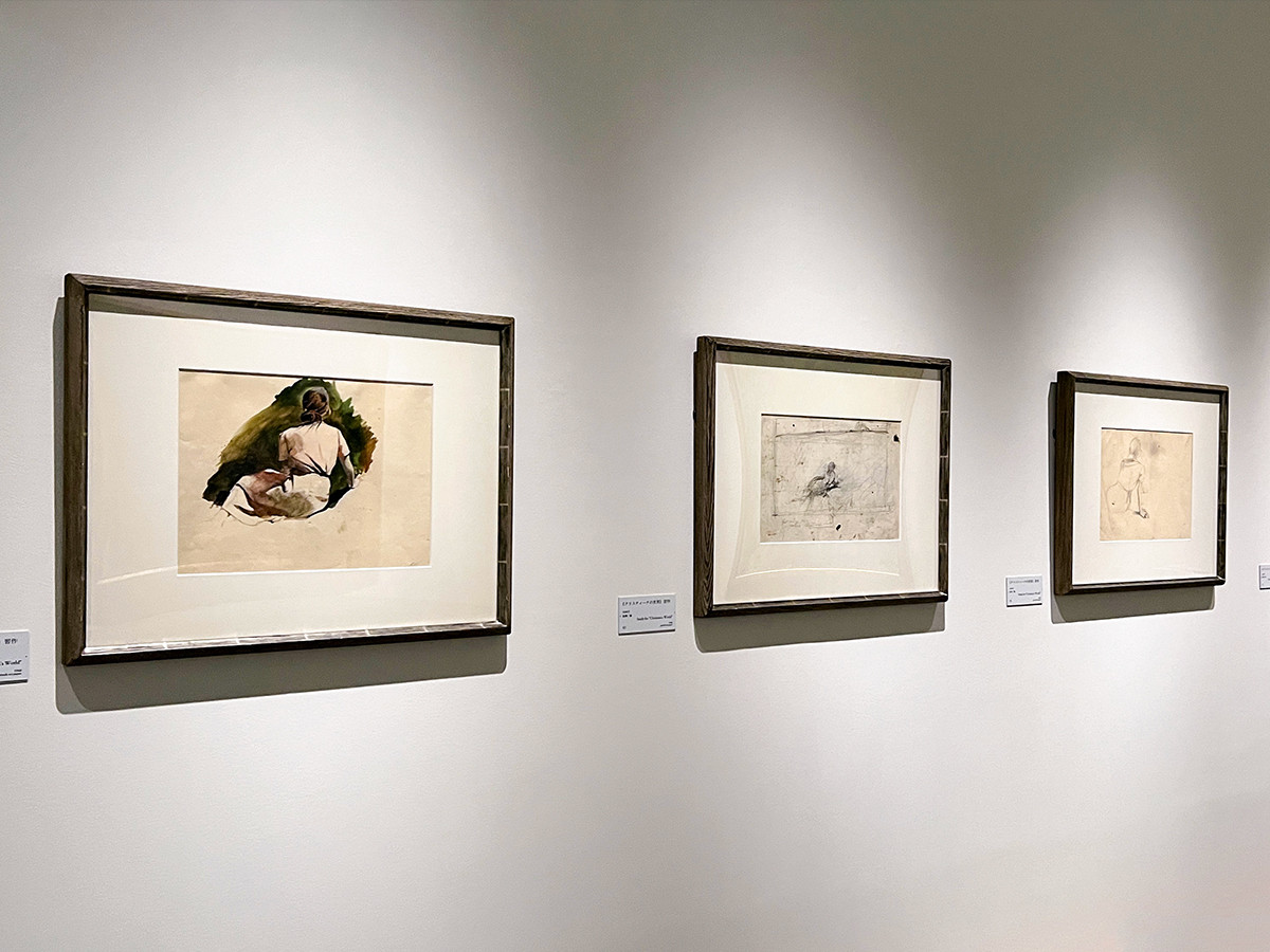 アサヒグループ大山崎山荘美術館「丸沼芸術の森所蔵 アンドリュー・ワイエス展」会場より 第5章「クリスティーナの世界への道程」