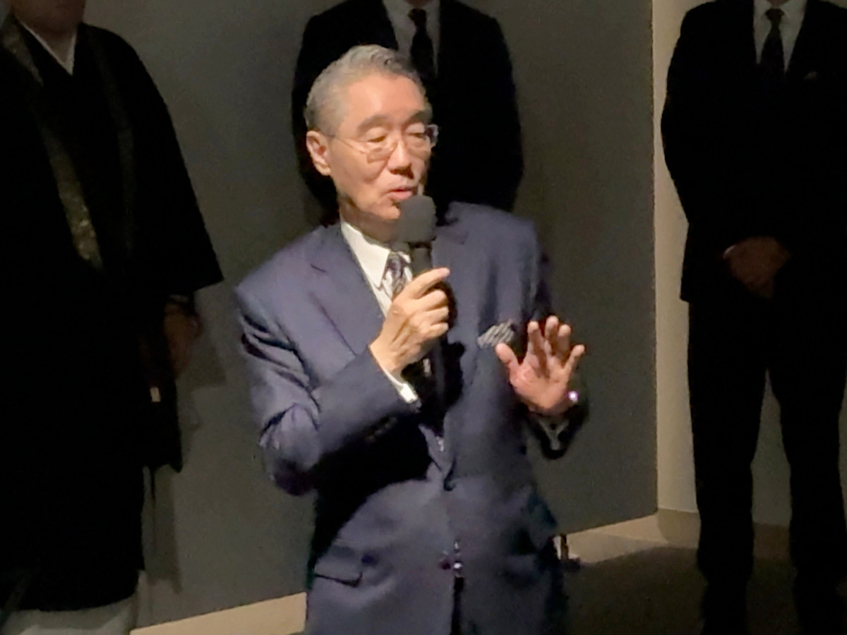そごう美術館 寛永寺創建四百周年 根本中堂天井絵奉納記念「手塚雄二展 雲は龍に従う」会場 手塚雄二
