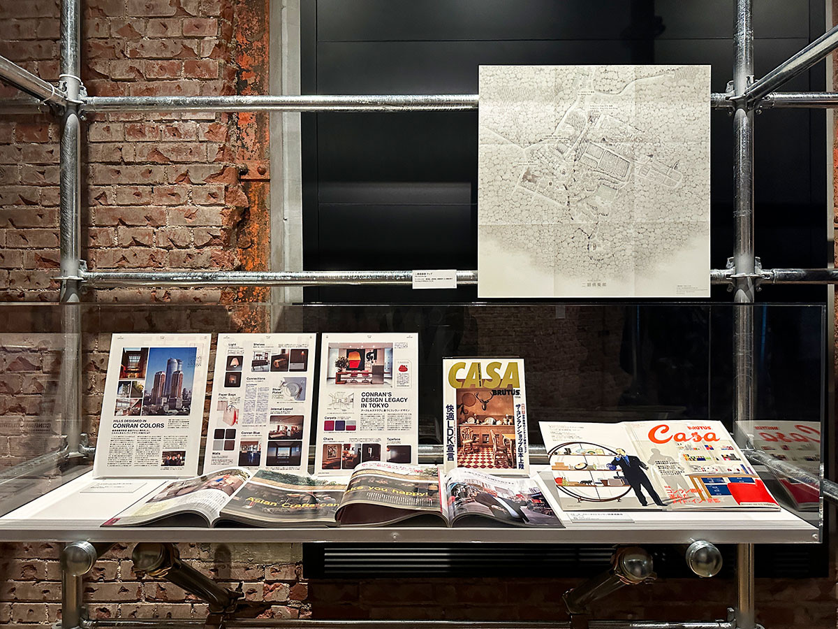 東京ステーションギャラリー「テレンス・コンラン モダン・ブリテンをデザインする」より第7章「日本におけるプロジェクト」会場