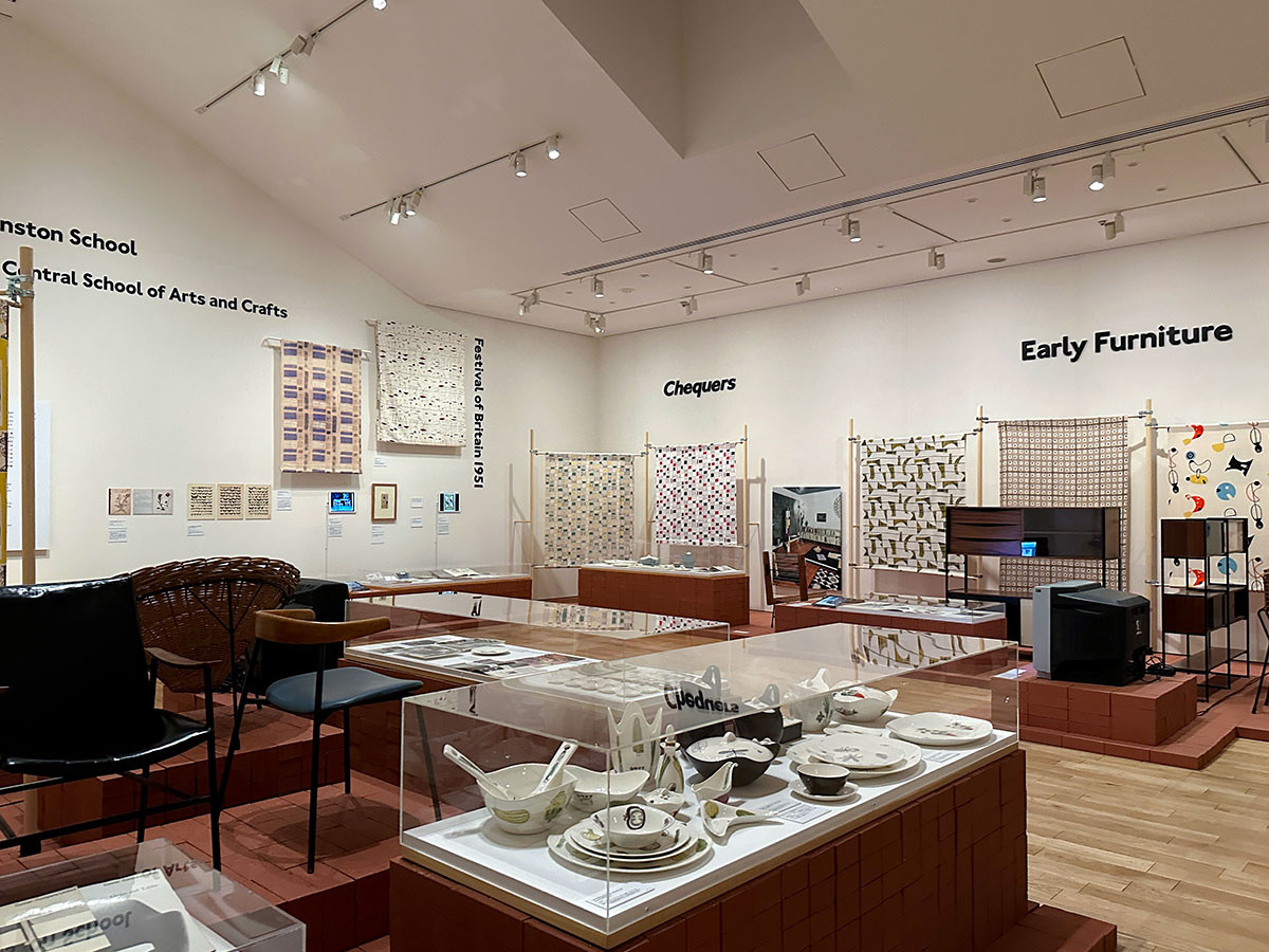 東京ステーションギャラリー「テレンス・コンラン モダン・ブリテンをデザインする」より第1章 デザイナー、コンランのはじまり