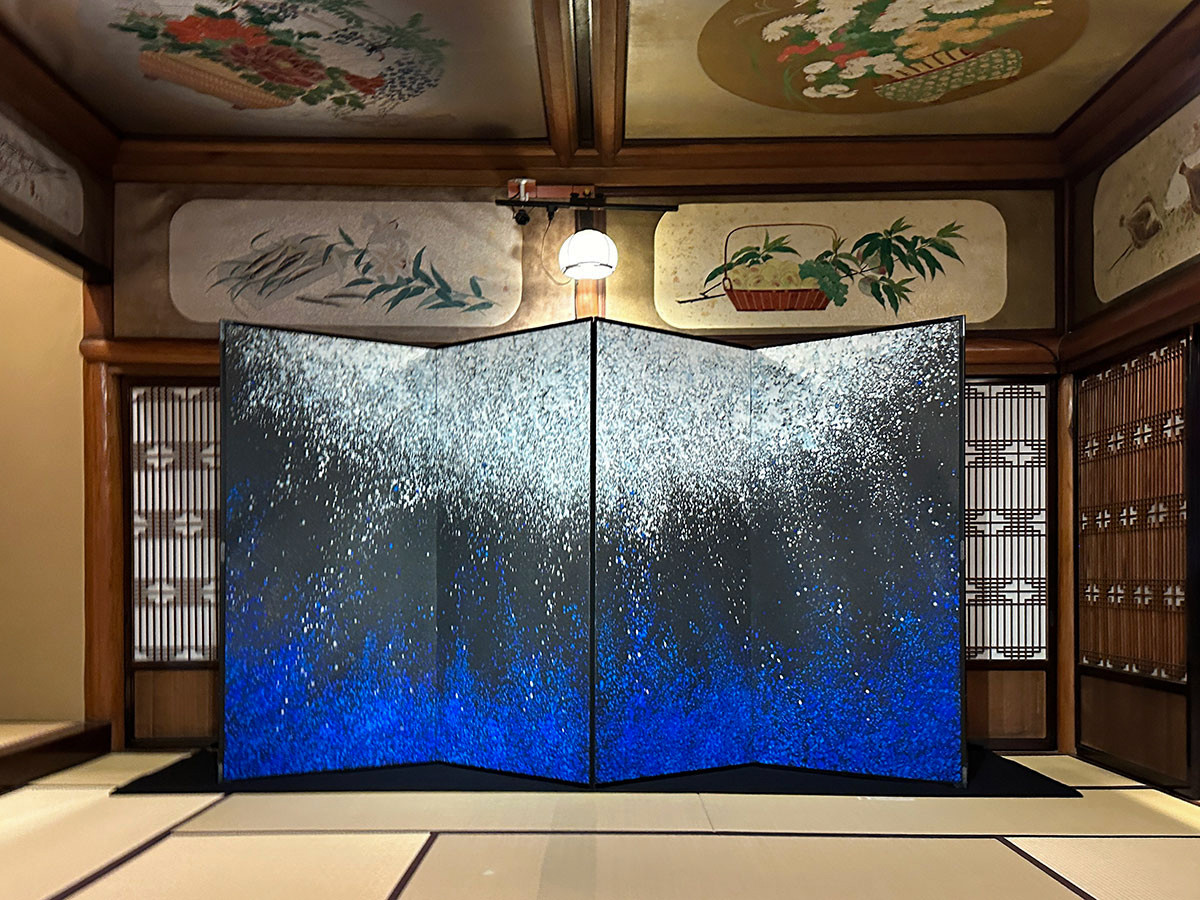 東京都指定有形文化財 「百段階段」「月百姿×百段階段 ~五感で愉しむ月めぐり」会場
